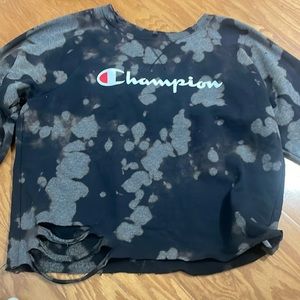 Bleached Champion Crewneck